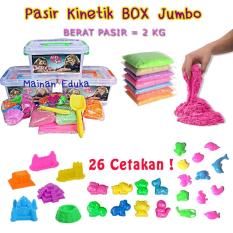 Pasir Kinetik 2 Kg Box Jumbo Isi Super LENGKAP