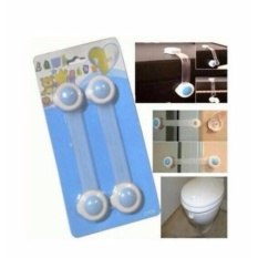 Pengaman Laci Pintu Lemari Bayi 01 Baby Safety Lock - 1 Sets = 2 Pcs BIRU