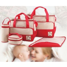perlengkapan bayi perempuan tas pakaian tas untuk membawa perlengkapan bayi tas perlengkapan bayi lucu tas bayi karakter tas u ntuk baju bayi perlengkapan bayi lazada Tas Bayi Merah 5 IN 1