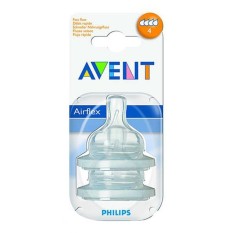 Philips Avent SCF634/27 TEAT FAST FLOW 4 HOLES NORMAL
