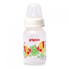 Pigeon Botol PP RP 120ml Batik Kupu Hijau w/ S-Type Silicone Nipple