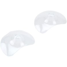 Pigeon Natural Fit Silicone Nipple Shield Pelindung Puting Isi 2 With Case - Putih