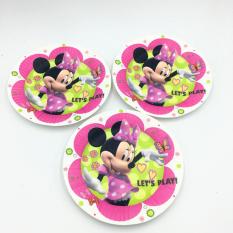 Piring Motif Minni Mouse 10 Pcs