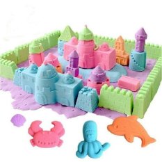 Play Sand - Mainan Anak Pasir Kinetik Ajaib Refill 12 Cup - Multicolour