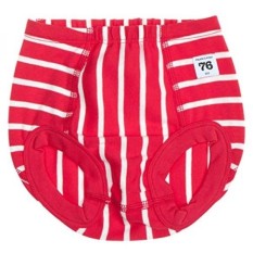 POLARN O. PYRET 1 PACK CLASSIC STRIPE ECO DIAPER COVER (NEWBORN) - 2-6 months/Ski Patrol - intl
