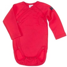 POLARN O. PYRET BEST BASIC ECO WRAP BODYSUIT - 1-2 months/Ski Patrol - intl