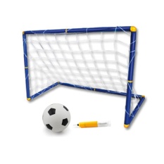 Christmas Portable Folding Goal Pintu Sepak Bola Set Football Gate Outdoor Indoor Mainan-Internasional