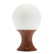 Powercreat Jamur Kayu Grain Colorful Night LightPortableSilicone LED Lampu Malam dengan Hangat Putih. 7-warna FlashingAnd 3 Opsional Timer Hadiah Terbaik untuk Kamar Bayi. Kamar Tidur. Nursery. Outdoor (Coklat)-Intl