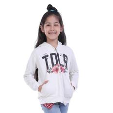 Promo Distro Jaket Anak Perempuan Flower Pink Outwear Girl Flower Pink - T 2511 Murah