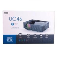 TERLARIS !!! New Mini Projektor Unic Uc46 Projector Wifi 1200 Lumens portable Proyektor Bukan Uc40 Uc 40 murah dan bagus cocok untuk Bisnis Pendidikan dan hiburan
