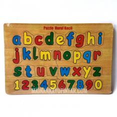 Puzzle Kayu Alfabet Huruf Kecil