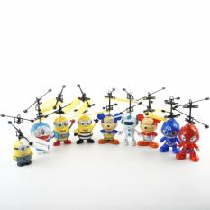 Quadcopter Drone Air Drone Kids Toy - Drone Sensor Tangan Despicable Me 2 Flying Minion Helicopter Aircraft - 1 Pcs Random Karakter