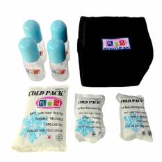 RBS Paket Cooler Bag With 4 Glass Bottle Hitam