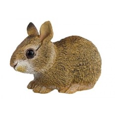 Safari Ltd Incredible Creatures Collection-Eastern Kelinci Cottontail Bayi-Realistis dan Hidup Ukuran-Tangan Lukis Mainan model Figurine-Konstruksi Mutu dari Bahan Bebas Aman dan BPA-untuk Usia 3 dan Ke Atas-Internasional