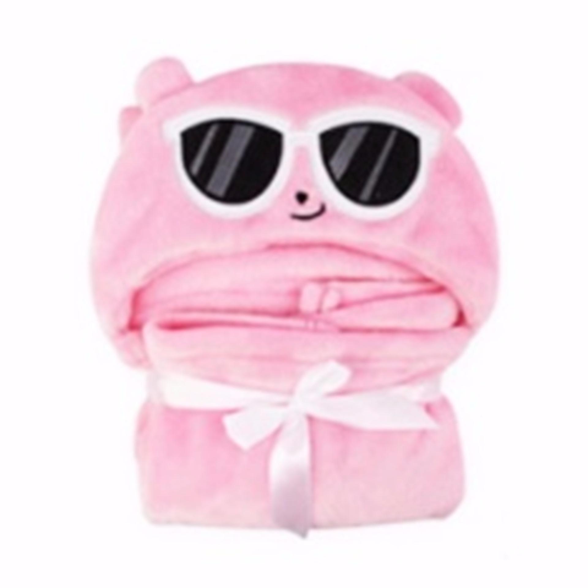 Selimut Topi Double Fleece Selimut Hoodie Bulu Bayi 3D Hoodie Blanket Tudung