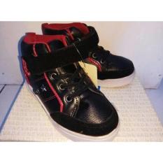 SEPATU ANAK LAKI-LAKI HITAM MERAH BATA PROMO SALE