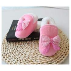 Sepatu Bayi Perempuan Motif Ribbon (5-8 Bulan)
