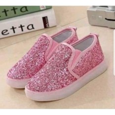 Sepatu Lampu Anak LED Sequin Blink