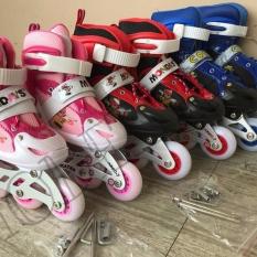 Sepatu Roda Anak Power Inline Skate POWER RODA NYALA LED PACKING POUCH