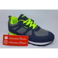 Sepatu Sekolah Anak Tanggung DESLE - HARRY OSBORNE Navy/Grey/Citroen Size 32 - 37