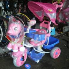 Sepeda Anak Roda Tiga Family Kuda Phony Ban Besar. - E96533 - Original Asli