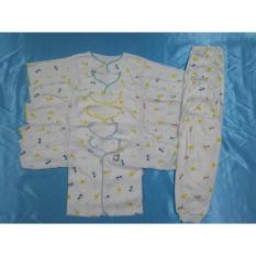 SETELAN BAJU BAYI LENGAN & CELANA PANJANG BABY TANAKA 0-6 BULAN