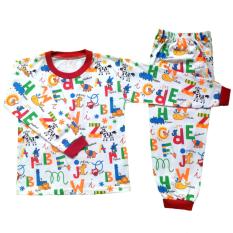 Setelan Baju Tidur Piyama Anak Laki -laki Lengan Panjang PA11-003
