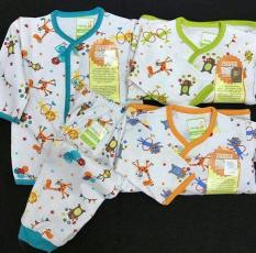 Setelan Baju Tidur / Piyama Panjang Kancing Depan Velvet Junior SML