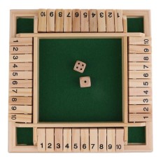 Shut The Box Board Game Set Number Drinking Games Party Pub Bar Family Game - intl