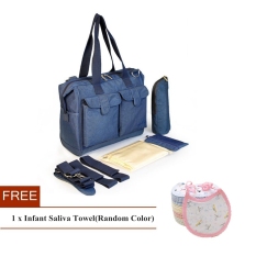 Simplicity Multi-function Baby Diaper Bag Mummy Bag (Navy)