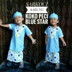 Size XL Usia 5-6 Thn An SARKOCI / SARUNG KOKO PECI / BAJU MUSLIM ANAK