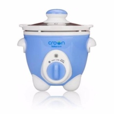 Slow Cooker Crown Multifunction Electric Crockery Pot - Blue