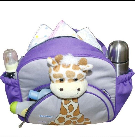 Snobby Momo Tas snobby Giraffe saku  - Jerapah  ukuran  Medium