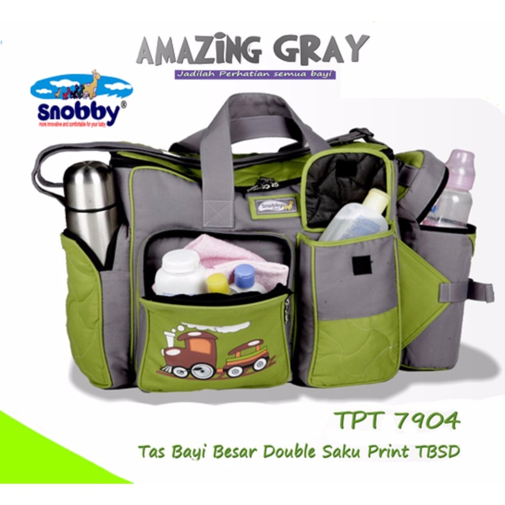 Snobby Tas Bayi Besar Double Saku TBSD Amazing  TPT 7904  