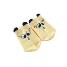 Spicegift Kaos Kaki Bayi Anti Slip Facial Expression Series Kuning
