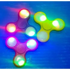 Spinner Lampu Fidget Hand Spiner Led Putar Nyala KEREN-mawarkembar