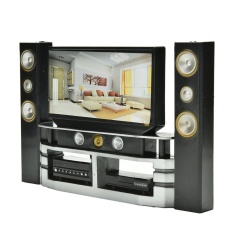 Sporter 1Pcs Mini Hi-Fi 1:6 TV Home Theater Cabinet Set Combo For Barbie Doll - intl