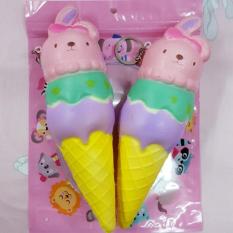 Squishy Murah Replika Ice Cream Cone Bunny's Cafe