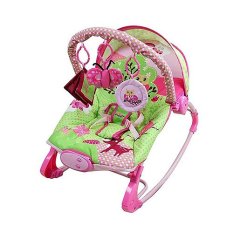 Sugar Baby 10 in 1 Premium Rocker Bouncer - Little Owl Pink - Ayunan Bayi - kursi goyang bayi sugarbaby