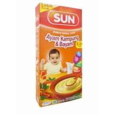 Sun Bubur Sereal Susu Usia 6-24 Bulan - Ayam Kampung & Bayam - 120gr