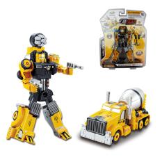 SunnyShopTransformation Car Robot Model Alloy Construction Vehicles Manual Operated Style:Mixer Truck