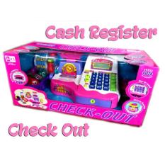 Supermarket Check Out Cash Register Pink / Timbangan / Mainan Anak - Hp7lh7