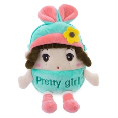 Sweet Multifunctional Stuffed Cartoon Design Zipper Change Purse for Girls - intl