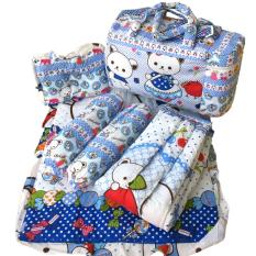 Tas Bantal Guling Gendongan Alas Tidur Perlak Bayi Set 4 in 1 Chekiddo