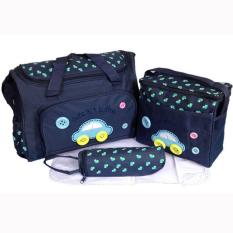 tas bayi kecil lazada tas baby tempat peralatan bayi tempat popok bayi tas bepergian untuk bayi peralatan baju bayi tas bayi terbaik tas bayi cantik peralatan bayi laki laki tas untuk anak bayi tas buat tempat baju baju bayi kecil Tas Bayi Navy 4 IN 1