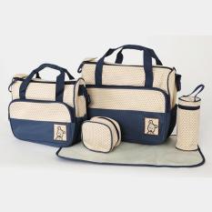 tas bayi kecil lazada tas baby tempat peralatan bayi tempat popok bayi tas bepergian untuk bayi peralatan baju bayi tas bayi terbaik tas bayi cantik peralatan bayi laki laki tas untuk anak bayi tas buat tempat baju baju bayi kecil Tas Bayi Navy 5 IN 1