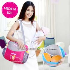 TAS BAYI MEDIUM CINTAKA / Tas Diapers / susu / perlengkapan bayi / Baby Diaper Bag BY 05 - PINK
