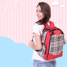 tas bayi untuk bepergian perlengkapan bayi tas popok bayi perlengkapan baby peralatan bayi tas bayi serbaguna lazada perlengkapan bayi tas perlengkapan baby tas untuk peralatan bayi tas baby lucu Tas Bayi Red Diaper Bag Water Proof