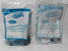 Team Hotwheels Scorcher & Open Wheel Racer Happy Meal Mcdonalds 2pcs Car Mcd Mattel Collectors Series Rare