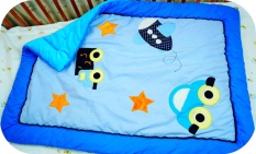AC Adalah Combed Cotton Baby Baby Cotton Cartoon Cool Di Musim Panas Anak-anak TK Selimut Dapat Dicuci. -Intl